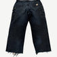 Vintage Carhartt Reworked Black Stitched Double Knee Carpenter Pants
