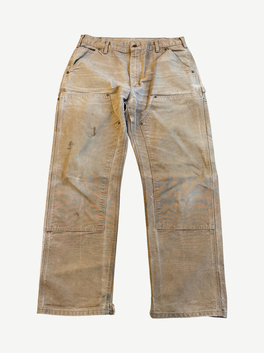 Vintage Carhartt Light Tan Double Knee Carpenter Pants