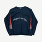 Vintage West Coast Choppers black longsleeve front, Choppers For Life gothic chest graphic