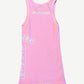Vintage Chrome Hearts Pink Cross T-Bar Tank Top