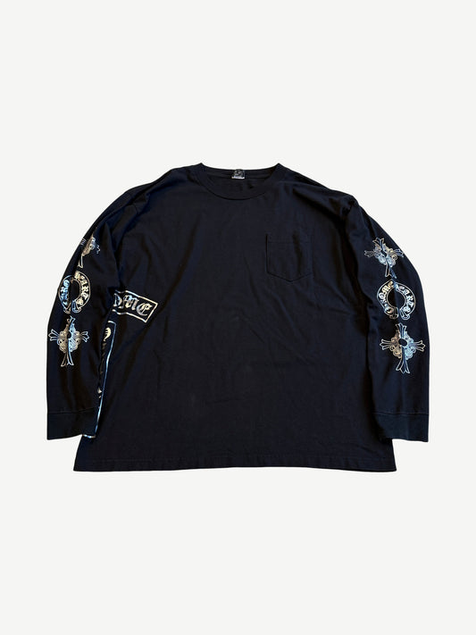 Vintage Chrome Hearts 'Soap and Water' Fuck You Logos Longsleeve