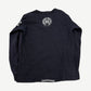 Vintage Chrome Hearts vine dagger longsleeve back view with white horseshoe logo and hem scroll print