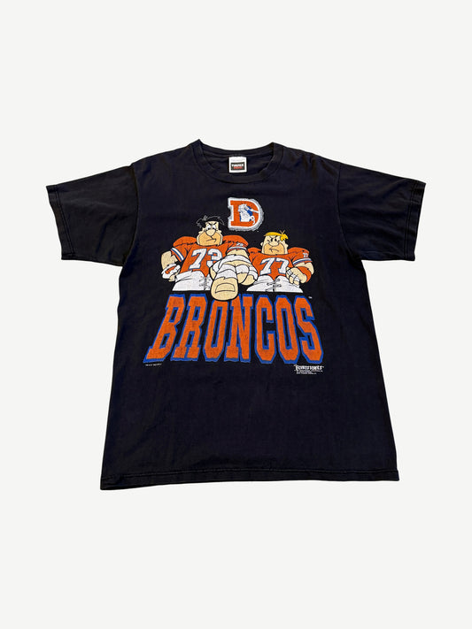 Vintage Denver Broncos Flintstones Tee