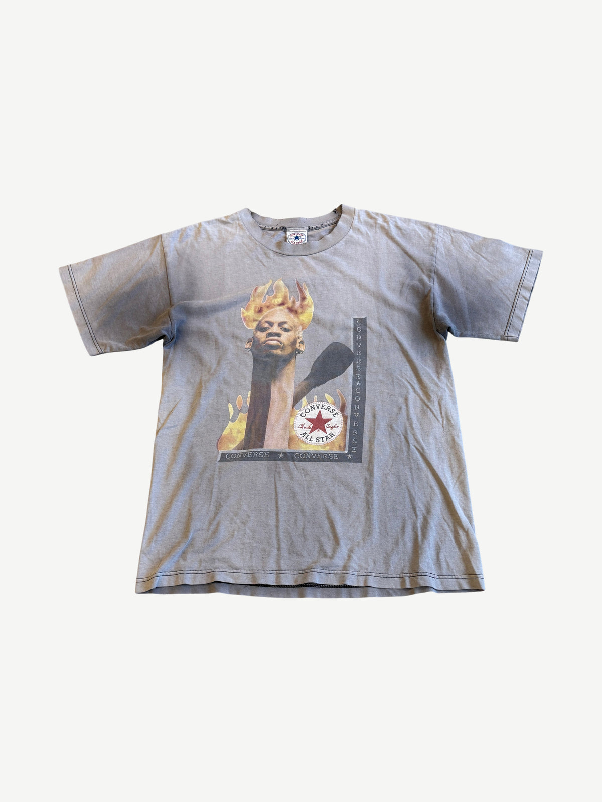 Vintage Faded Dennis Rodman Converse Promo Tee
