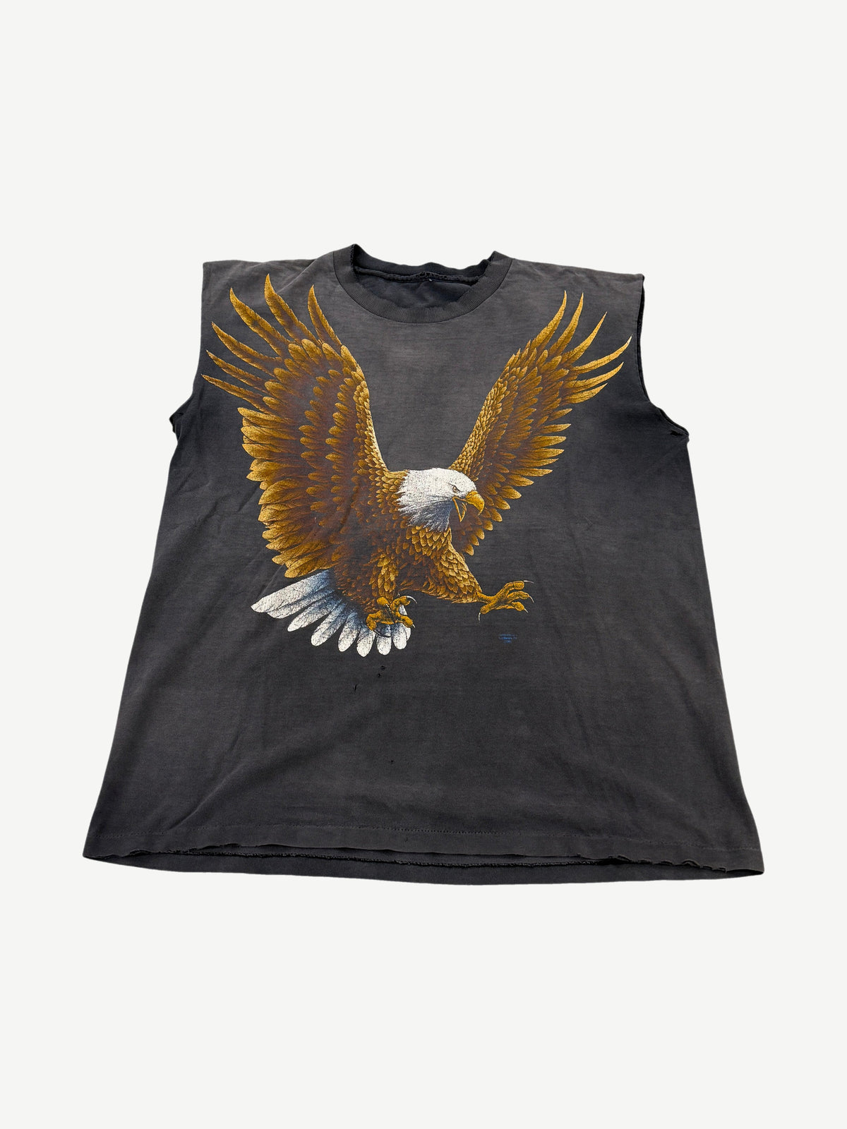 Vintage Faded Eagle Cutoff Tee