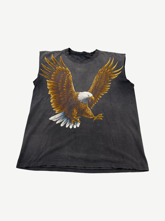 Vintage Faded Eagle Cutoff Tee