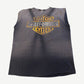 Vintage Faded Harley Davidson Hottest Sound on the Road Cutoff Tee