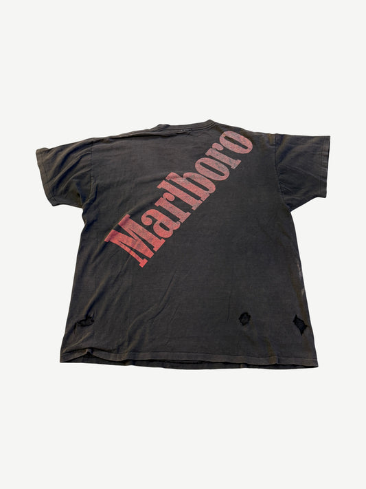 Vintage Faded Marlboro Big Logo Thrashed Tee