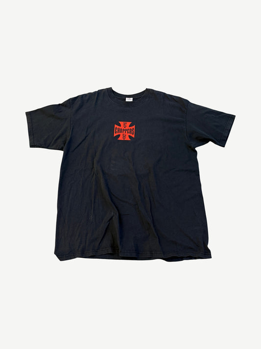 Vintage Faded West Coast Choppers Red Logo Tee