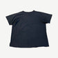 Vintage Garfield Ha I Kill Me faded black tee back view in soft worn cotton, plain reverse