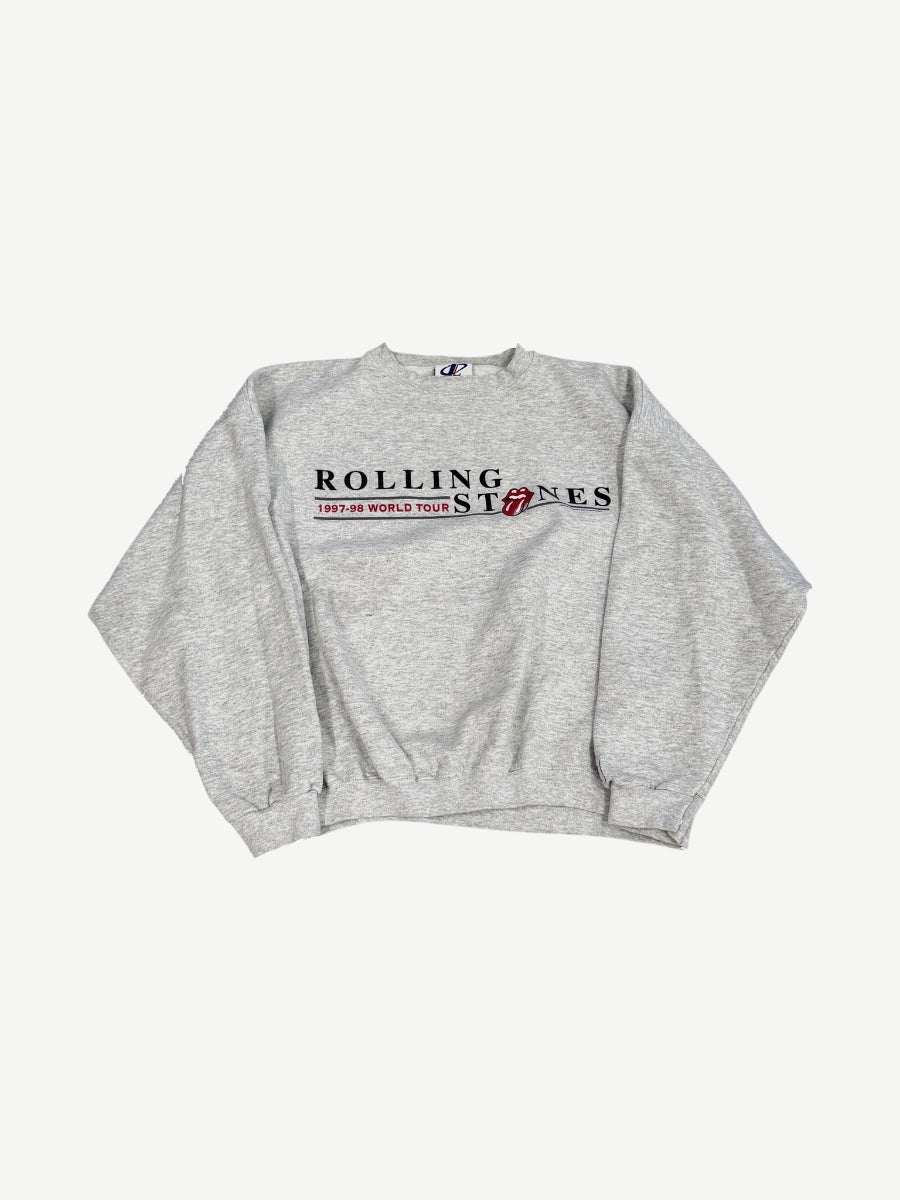 Vintage Gray Rolling Stones World Tour Crewneck