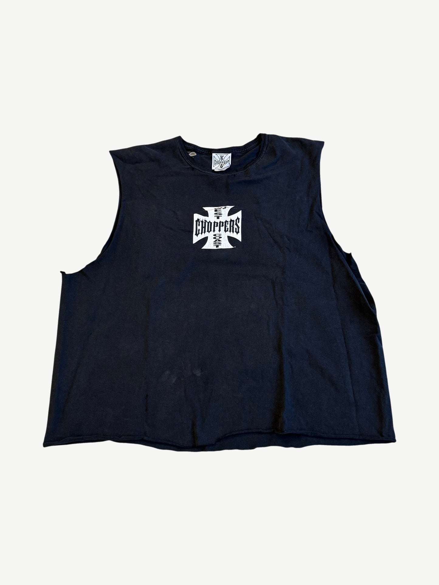 Vintage Gray West Coast Choppers Cutoff Tee