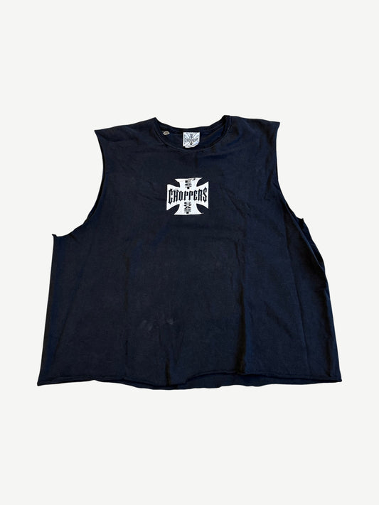 Vintage Gray West Coast Choppers Cutoff Tee