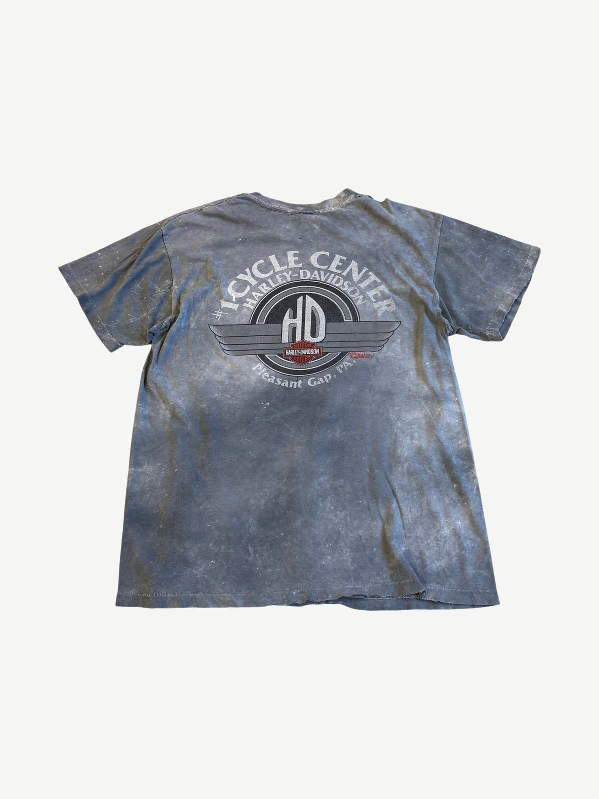 Vintage Harley Davidson Gray Eagle Faded Tee
