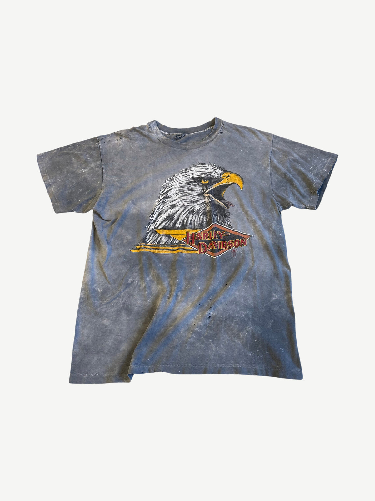 Vintage Harley Davidson Gray Eagle Faded Tee