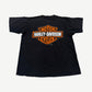 Vintage Harley Davidson Lightning Logo Tee