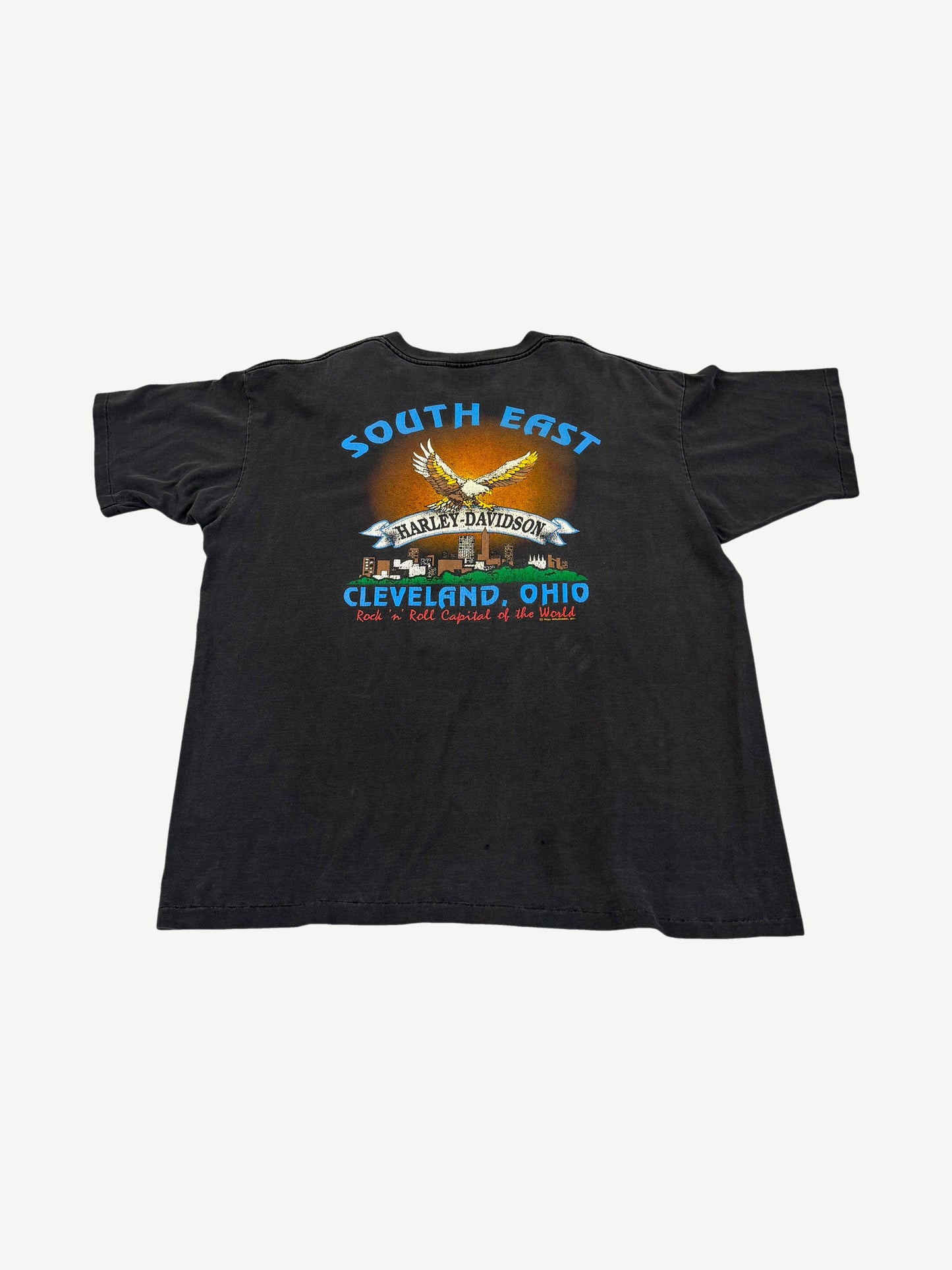 Vintage Harley Davidson No Fear Eagle Tee