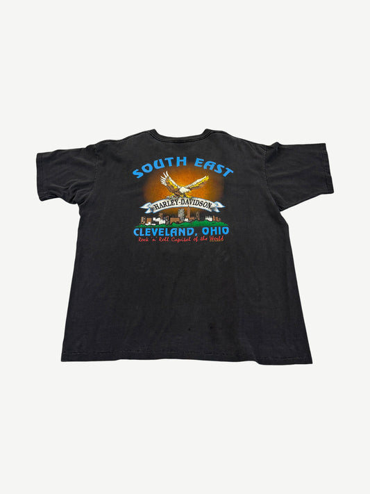 Vintage Harley Davidson No Fear Eagle Tee