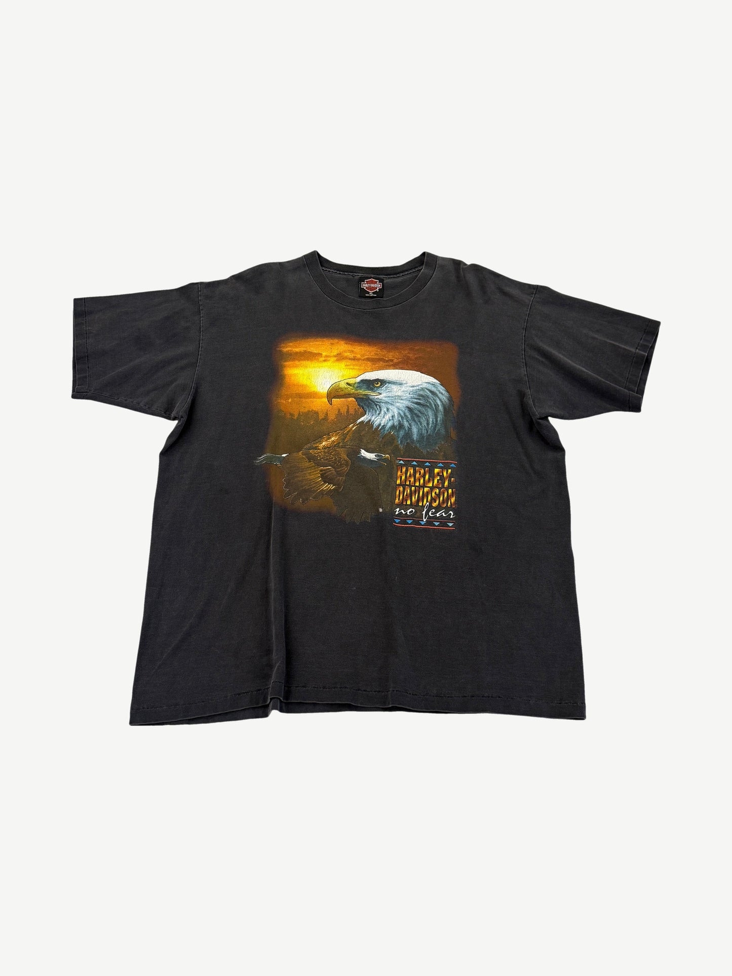 Vintage Harley Davidson No Fear Eagle Tee