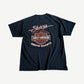 Harley Davidson Sturgis Black Hills Rally tee back view with South Dakota Bar and Shield logo print.