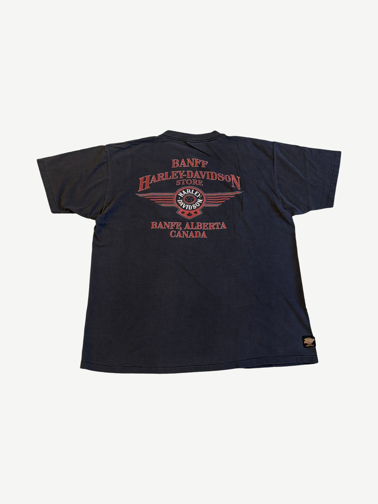 Vintage Harley Davidson The Legend Lives On Banff Tee