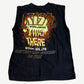 Vintage Kiss cutoff tee back with I Was There October 26 1996 Setting Las Cruces on Fire tour date print
