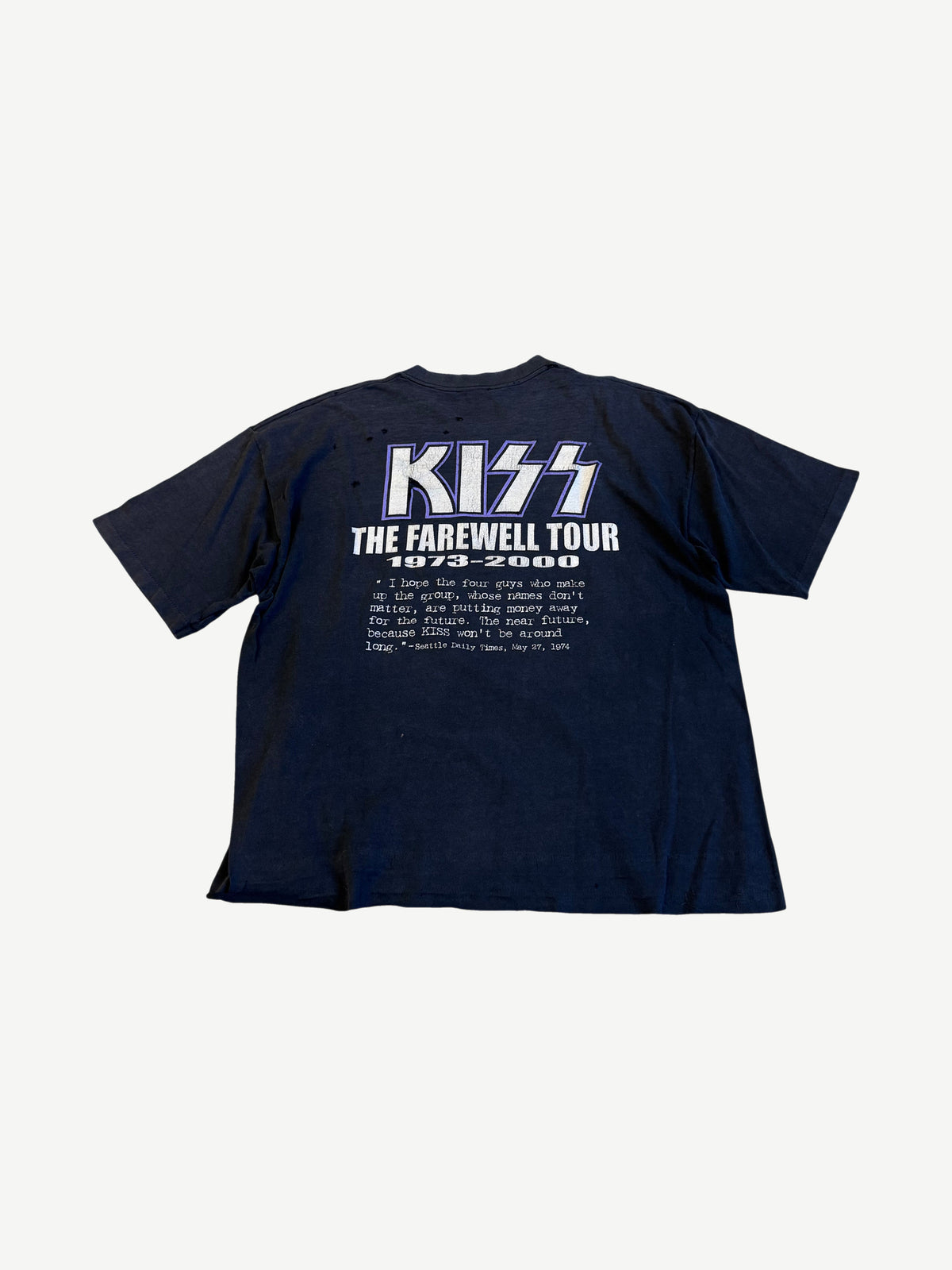 Vintage Kiss Farewell Tour Tee