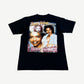 Vintage black rap tee back with Lauryn Hill Doo Wop and Lost Ones photo collage rap tee style graphic print.