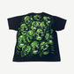 Vintage Liquid Blue Skulls Pile Tee