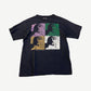 Vintage Living Epistles Amazing Grace tee in black with four-panel Christ Warhol-style portrait print