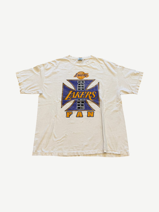 Vintage Los Angeles Lakers Chopper Logo Hardcore Fan Tee