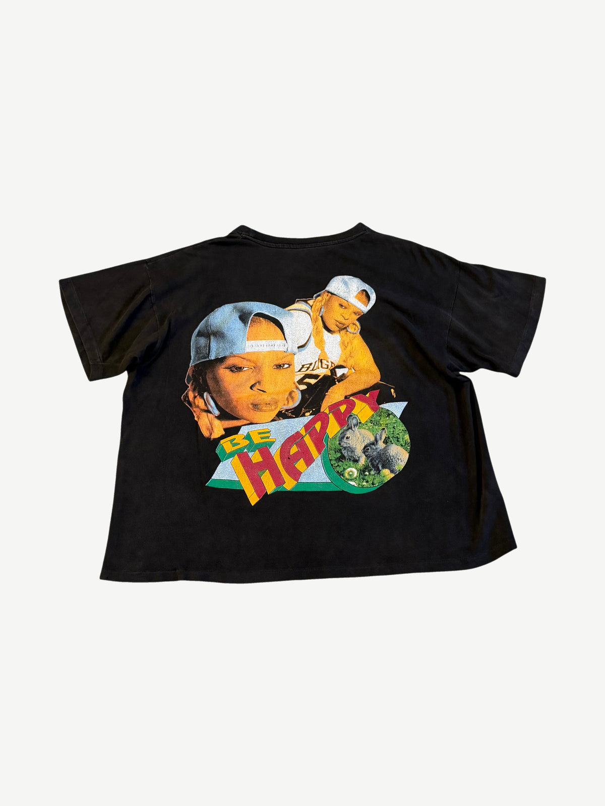 Vintage Mary J Blige Be Happy Rap Tee