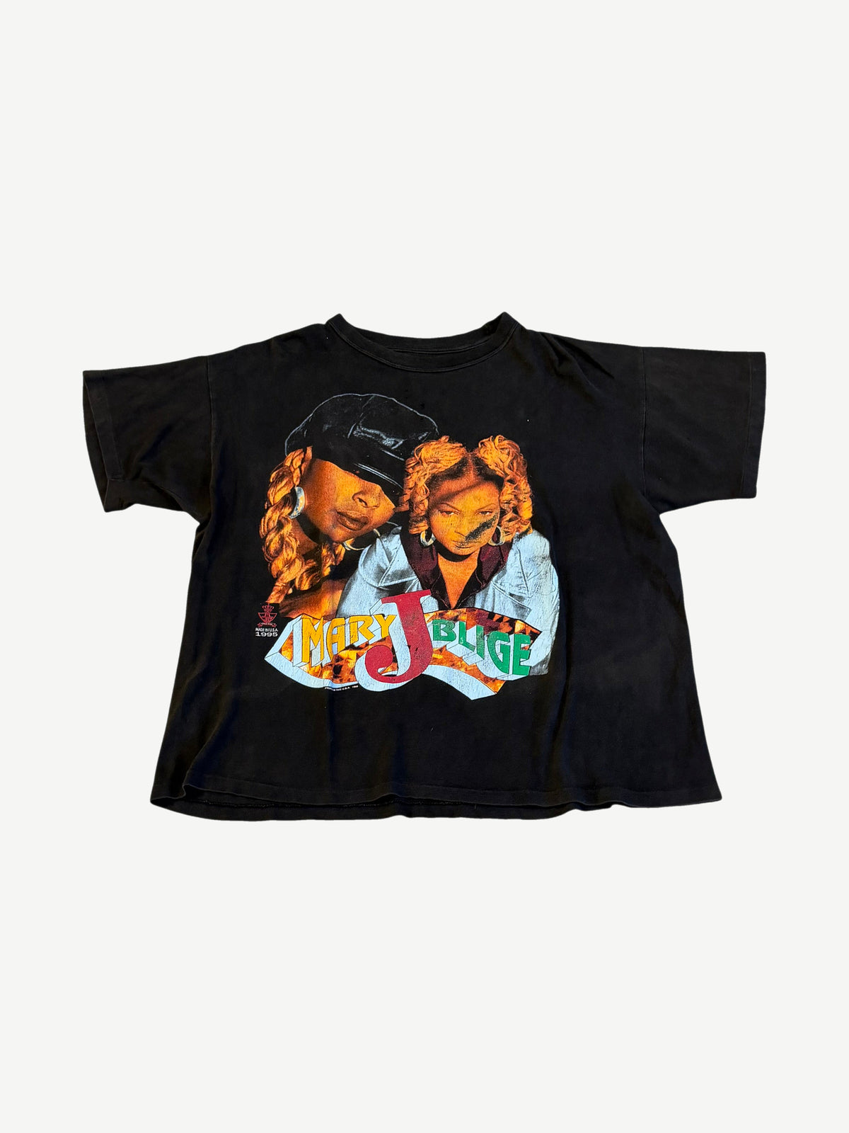 Vintage Mary J Blige Be Happy Rap Tee