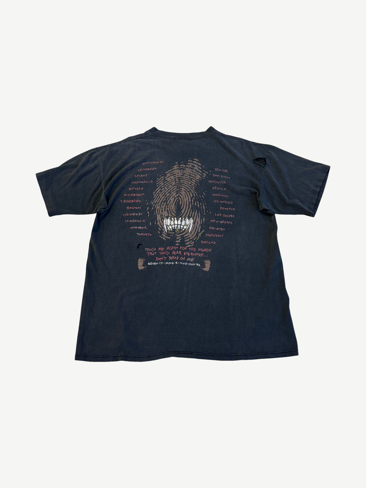 Vintage Metallica Don't Tread On Me Tee