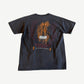 Vintage Metallica tour tee back with fingerprint skull graphic and 1992 North American tour city list