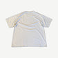 Vintage Metallica M2K tour tee back view in aged cream cotton with relaxed boxy vintage cut.