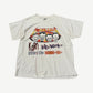 Vintage Metallica Summer Sanitarium 2000 tour tee front with skull graphic, flame artwork and band lineup.