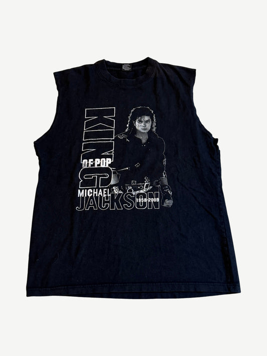 Vintage Michael Jackson King of Pop Cutoff Tee