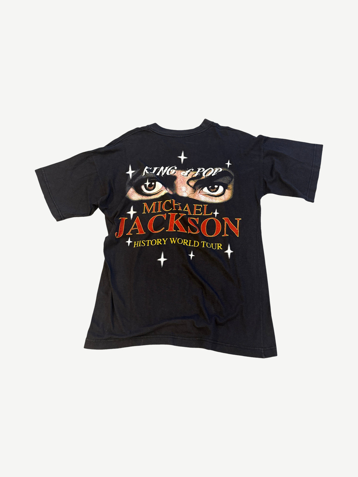 Vintage Michael Jackson King Of Pop History World Tour Tee