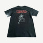 Vintage Misfits Legacy of Brutality black band tee with white Crimson Ghost skull graphic on front