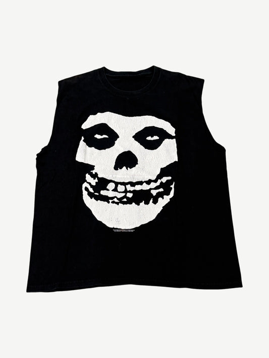 Vintage Misfits Skull Graphic Cutoff Tee