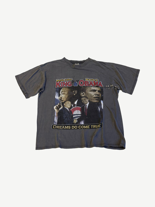 Vintage MLK Obama Dreams Do Come True Tee