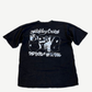 Back of vintage Motley Crue tee with band photo and Bad Boys of Rock N Roll script print in white