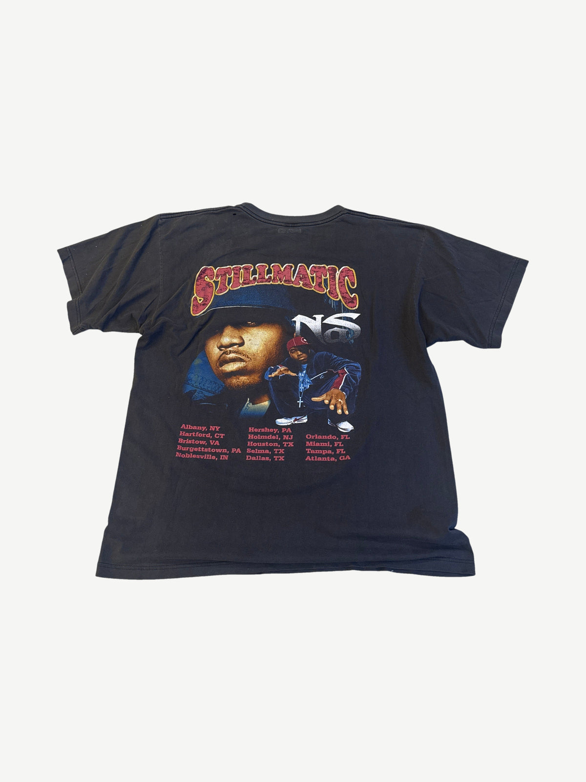 Vintage Nas One Mic Stillmatic Rap Tee
