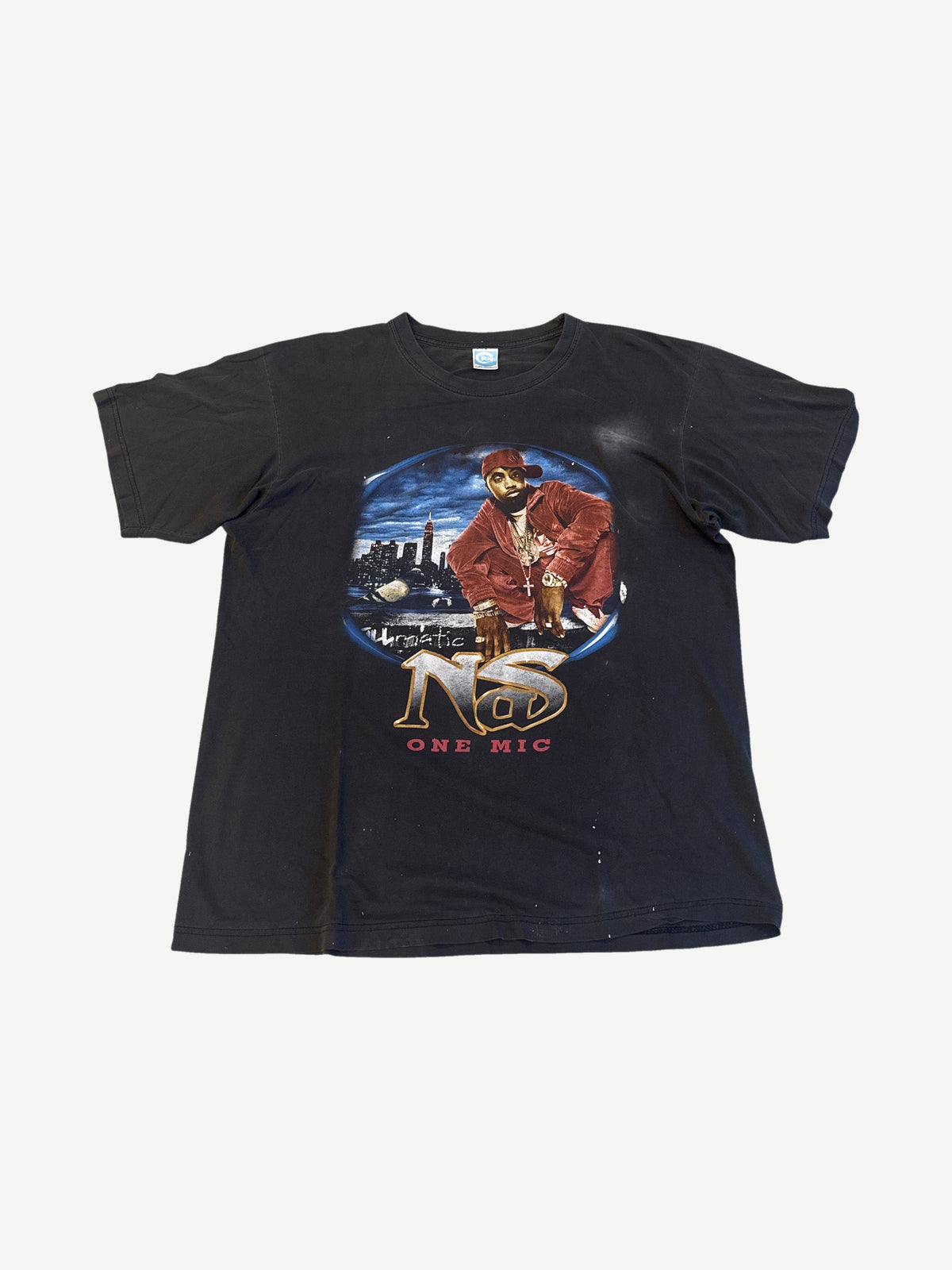Vintage Nas One Mic Stillmatic Rap Tee