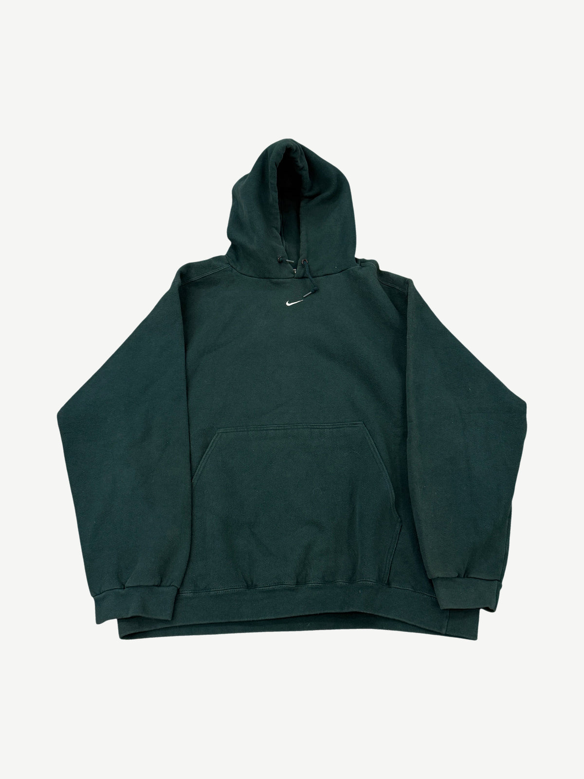 Vintage Nike Forest Green Center Swoosh Hoodie