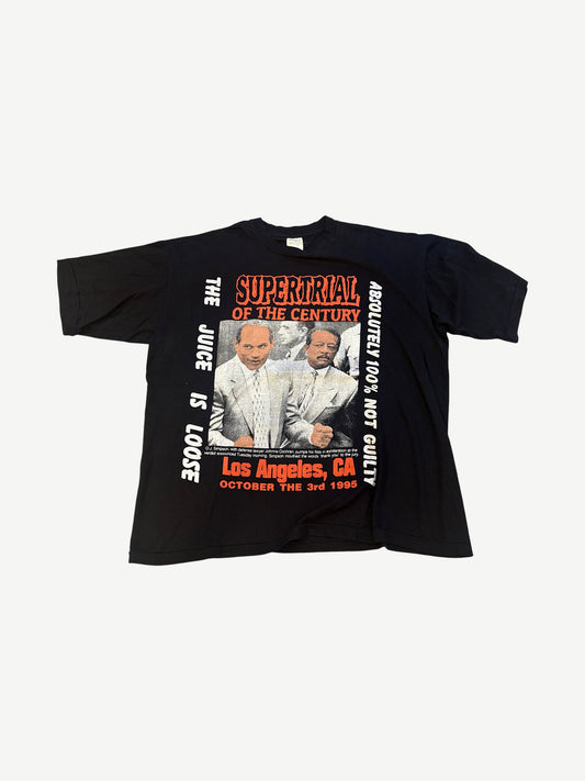 Vintage OJ Simpson Supertrial Of the Century Tee