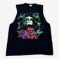 Vintage Ozzy Osbourne Ozzfest black cutoff muscle tee with neon green and purple airbrush concert graphic.