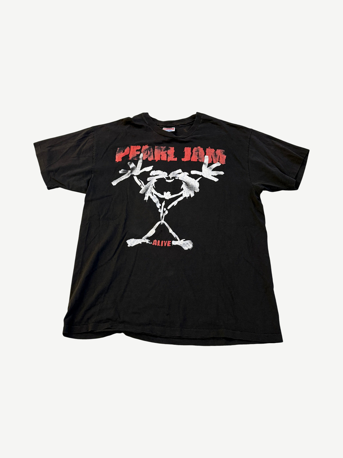Vintage Pearl Jam Faded Stickman Alive Tour Tee