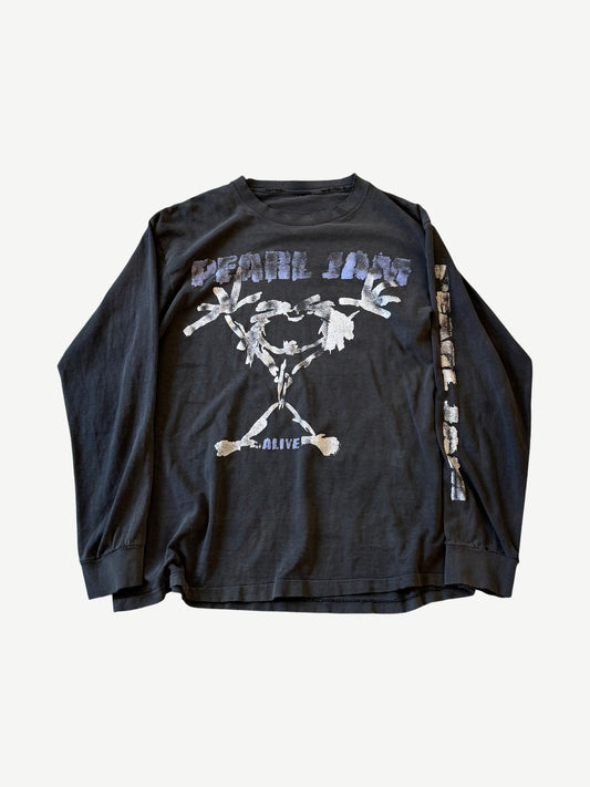 Vintage Pearl Jam Stickman Alive Tour Longsleeve